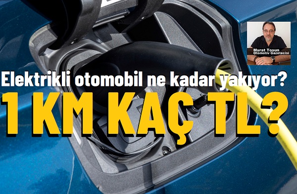 Elektrikli Araba tüketim sonuçları.