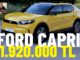 Ford Capri Fiyat Listesi.