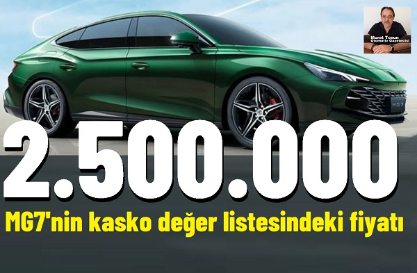 MG7 Fiyat Listesi 2025.