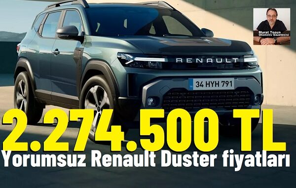 Renault Duster Haziran 2025 Renault Duster Haziran 2025.