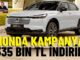 Honda Kampanya indirim HRV.