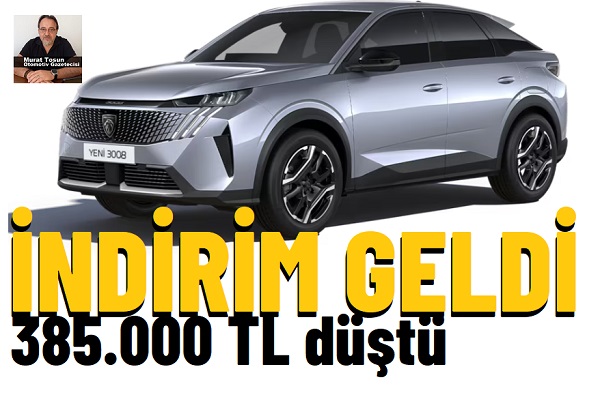 Peugeot 3008 indirim kampanyası.
