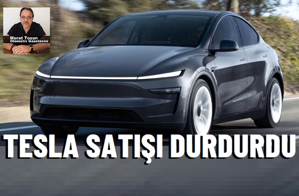 Tesla ModelY Satışını durdurdu