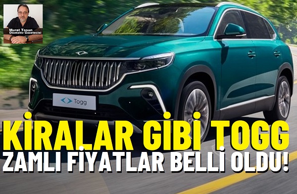 Togg T10X Zamlı Fiyatlar.