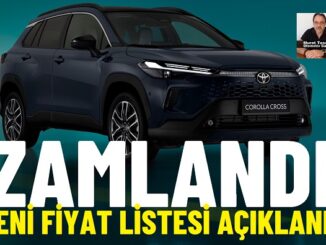 Toyota Corolla Cross Zamlandı.