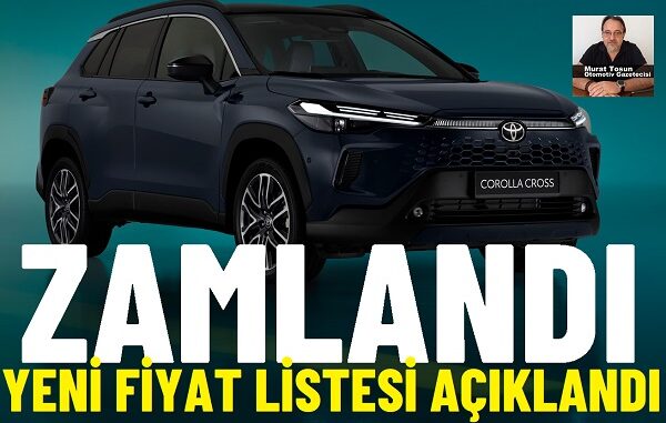 Toyota Corolla Cross Zamlandı Toyota Corolla Cross Zamlandı.