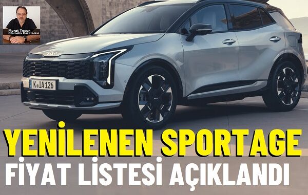 Yeni Kia Sportage Fiyat Listesi
