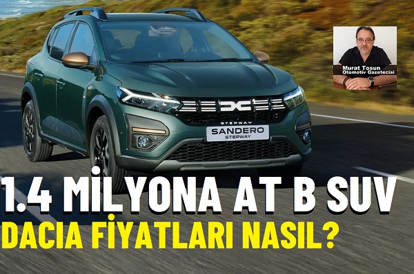 Dacia Fiyat Listesi Ekim 2025