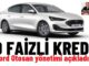 Ford Focus Kredi Ekim 2025