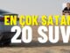 SUV satışları 2025 0 km.