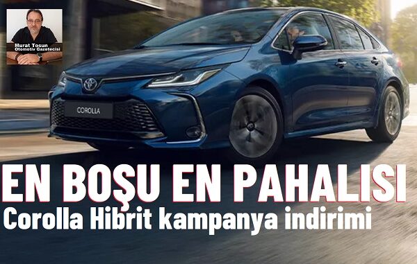 Toyota Corolla Hibrit indirim Toyota Corolla Hibrit indirim