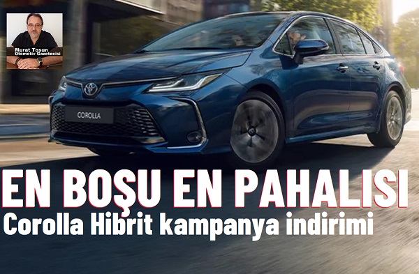 Toyota Corolla Hibrit indirim