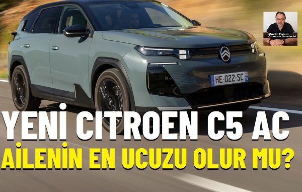 Yeni Citroen C5 Aircoss Kasım.