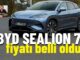 BYD Sealion 7 Fiyat Listesi 2025