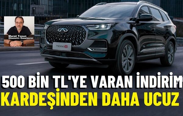Chery Tiggo 8 kaç para?