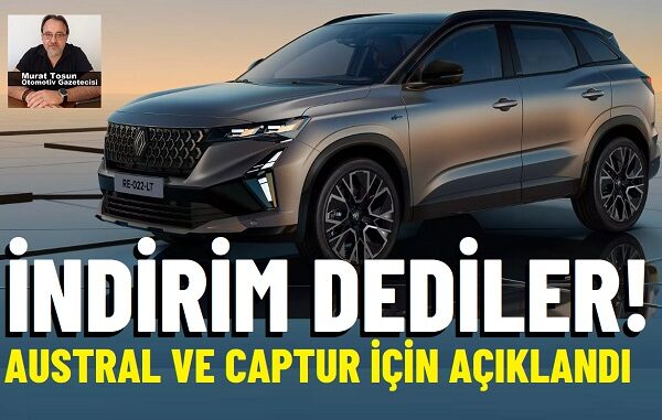 Renault Austral indirim Kasım 2025
