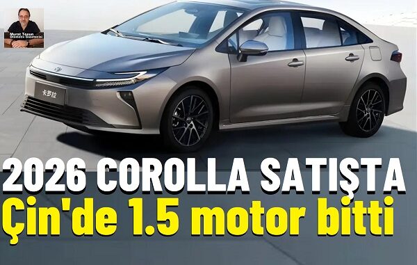 2026 Toyota Corolla Sedan Fiyat Listesi