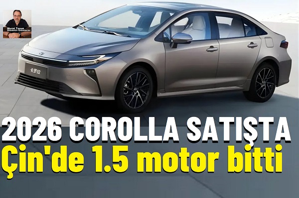 2026 Toyota Corolla Sedan Fiyat Listesi