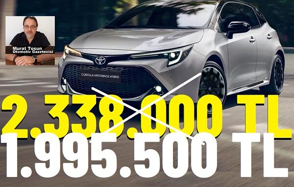 Toyota Corolla Kampanya Aralık 2025.