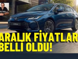 Toyota Corolla Sedan Kampanya Aralık 2025