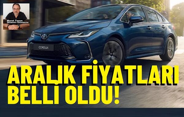 Toyota Corolla Sedan Kampanya Aralık 2025