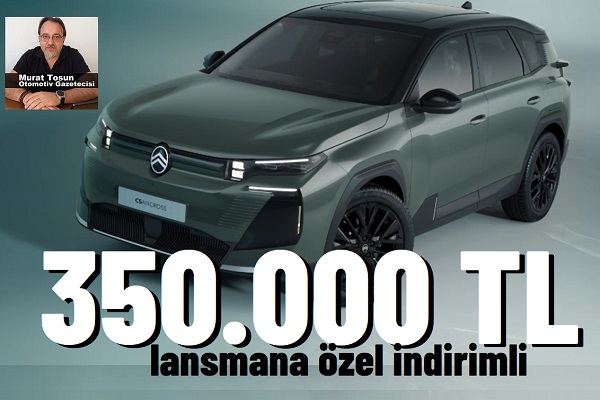 Yeni Citroen C5 Aircoss Fiyat Listesi.