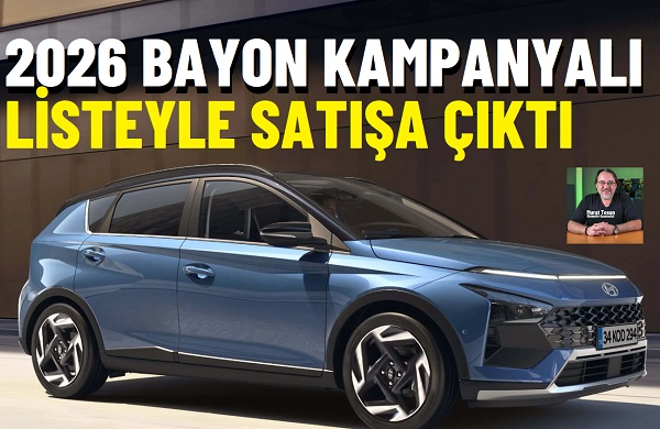 2026 Hyundai Bayon Fiyat Listesi