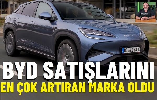 BYD satış rakamları 2025