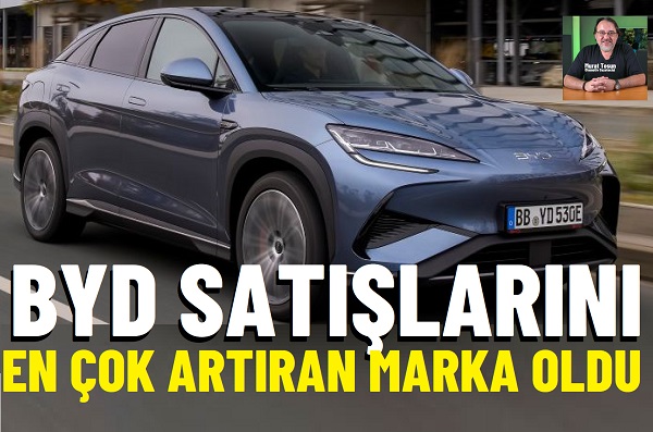 BYD satış rakamları 2025