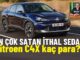 Citroen C4X Fiyat Listesi Ocak 2026.