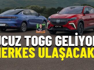 Togg T6 ucuz elektrikli otomobil.