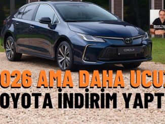Toyota Corolla Ocak 2026 indirimli fiyatlar.