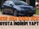 Toyota Corolla Ocak 2026 indirimli fiyatlar.