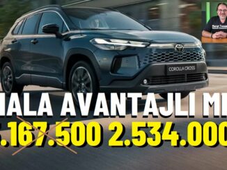 Toyota Corolla Hibrit SUV fiyat.