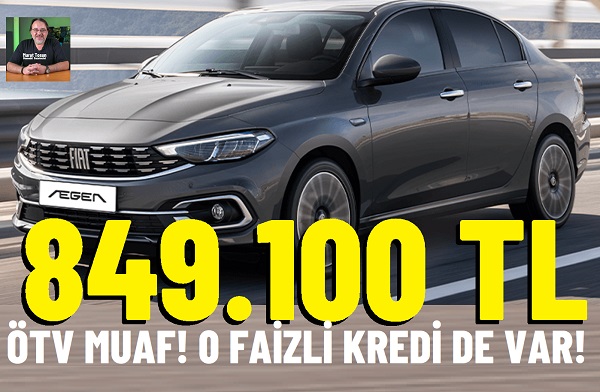 ÖTV muafiyetli arabalar Fiat Egea