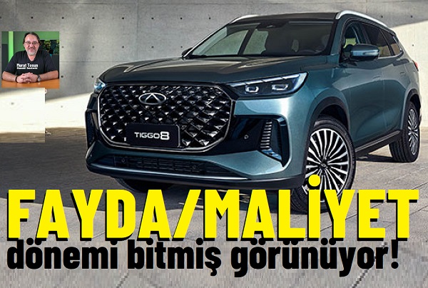 Chery fiyat listesi Ağustos 2026