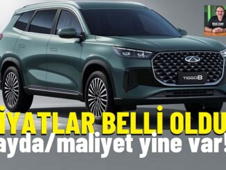 Chery Fiyat Listesi Eylül 2026